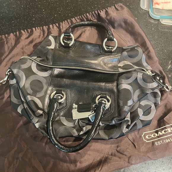 Coach Black and Gray Women's Bag - Picture 2 of 2